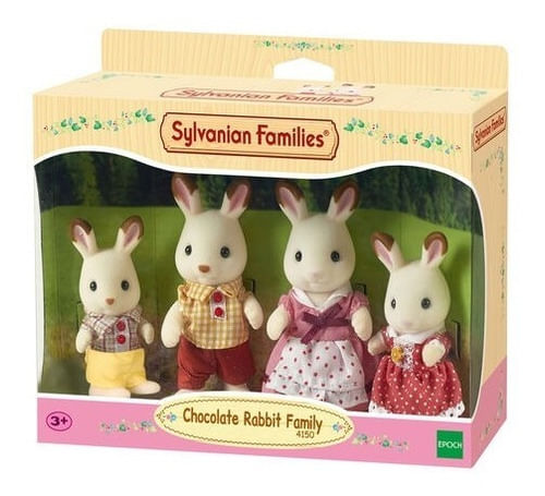 Sylvanian Familia Conejo Chocolate 4 Figuras 4150sy