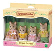 Sylvanian Familia De Gatos De Rayas 4 Figuras 5180sy