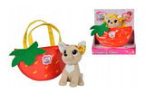 Chichi Love Peluche Con Bolso Strawberry Fashion 3156