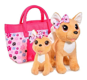 Chichi Love Peluches Perritos con Cartera Happy Family 3213