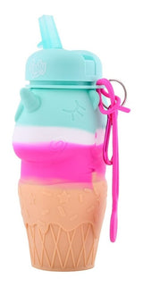 Footy Botella Silicona Unicornio Helado 450ml Botfty18