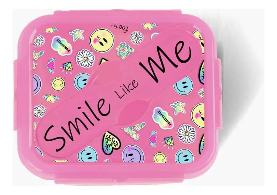Footy Lunchera Plegable Con Un Compartimento Smile Ts101