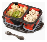 Footy Lunchera Plegable Con Dos Compartimentos Pelota Ts203