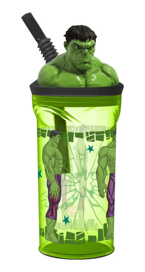 Vaso Con Figura 3d Hulk 360ml 1023