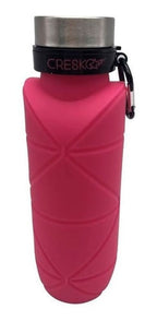 Botella De Silicona Plegable Tapa A Rosca Triangulo Ck282