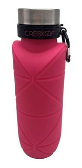 Botella De Silicona Plegable Tapa A Rosca Triangulo Ck282