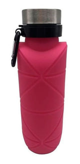 Botella De Silicona Plegable Tapa A Rosca Triangulo Ck282