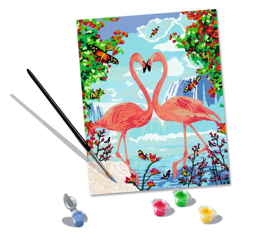 Ravensburger CreArt Flamingo Love 28991 - detalle 1