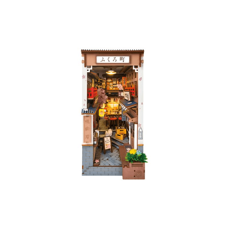Robotime Puzzle Book Nook Sakura Callejon Del Vino Tgb11