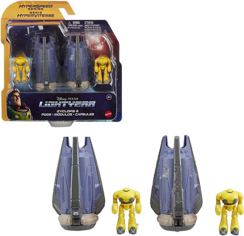 Disney Pixar Lightyear Cyclops Figura Con Nave Hhj96 Mattel