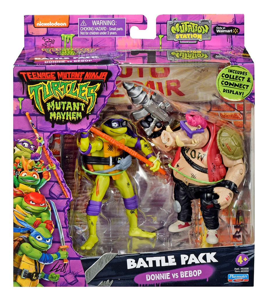 Tortugas Ninja Set Figura Tortuga + Villano 83330