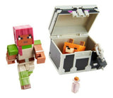 Minecraft Cofre De Batalla Con Accesorios Gtp24 Mattel