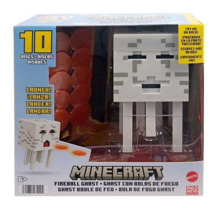 Minecraft Ghast Lanzador De Bolas De Fuego Hdv46 Mattel