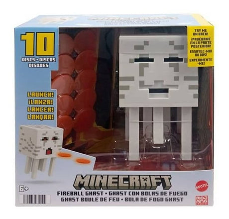 Minecraft Ghast Lanzador De Bolas De Fuego Hdv46 Mattel