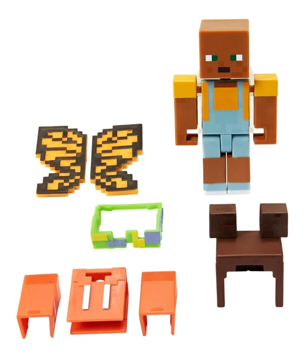 Minecraft Creator Figura Con Accesorios Hjg74 Mattel