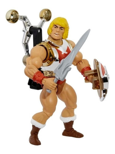 Motu Origins Figura He-man Puño Boleador Hdt22 Mattel