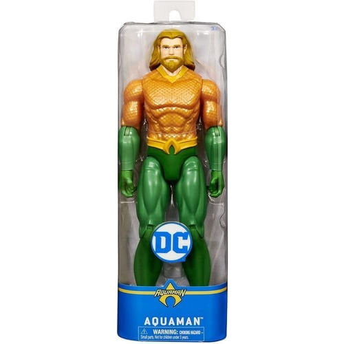 Figura Articulada Aquaman Con Baston Double Strike 36807