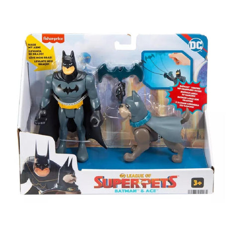 Dc Liga De Super Mascotas Ace Heroe Y Mascota Figuras HGL03