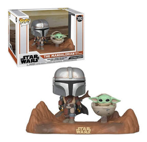 Funko Pop Star Wars The Mandalorian With The Child 390 At
