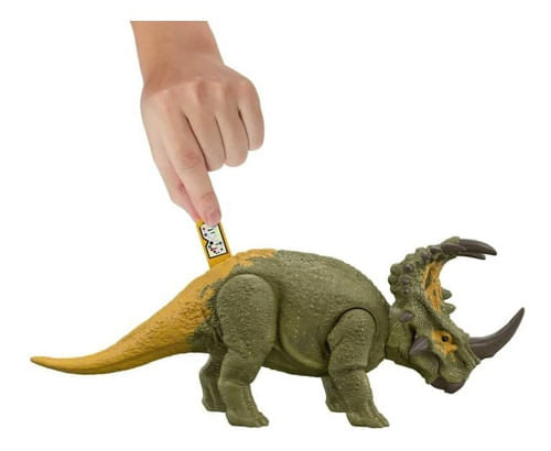 Jurassic World Figura Roar Strikes Sinoceratop Hdx43 Mattel