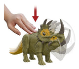 Jurassic World Figura Roar Strikes Sinoceratop Hdx43 Mattel
