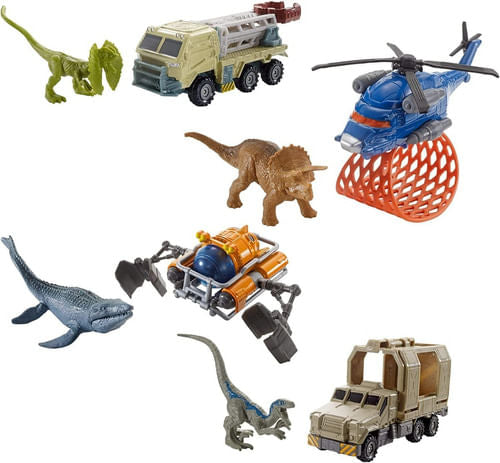 Jurassic World Matchbox Vehículo Transportador Fmy31 Mattel