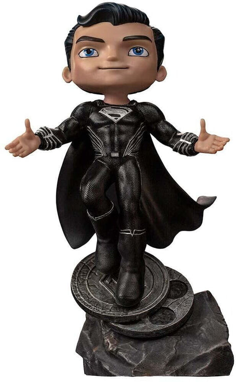 Figura Superman Black Suit Minico 51921 Iron Studios