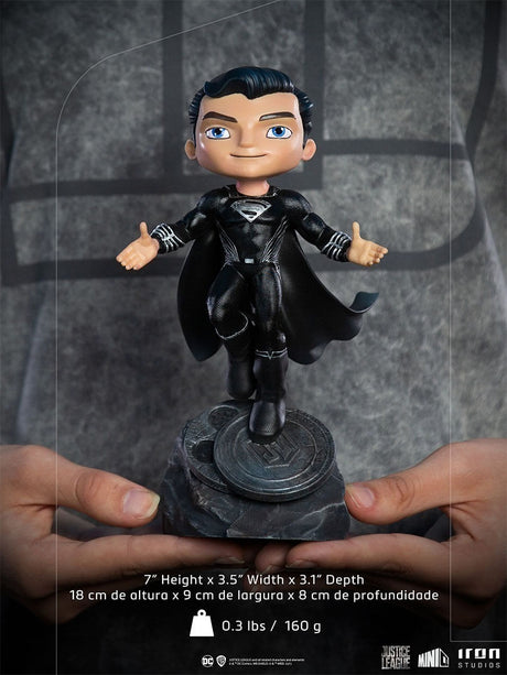 Figura Superman Black Suit Minico 51921 Iron Studios