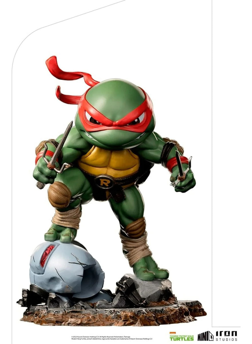 Figura Minico Raphael Tmnt Nickel62022-mc Iron Studios
