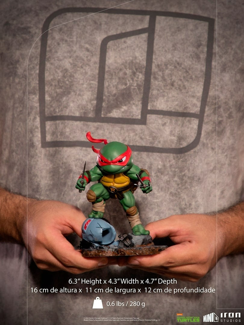 Figura Minico Raphael Tmnt Nickel62022-mc Iron Studios