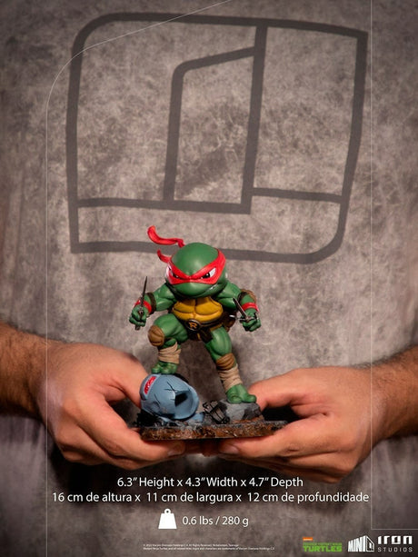 Figura Minico Raphael Tmnt Nickel62022-mc Iron Studios
