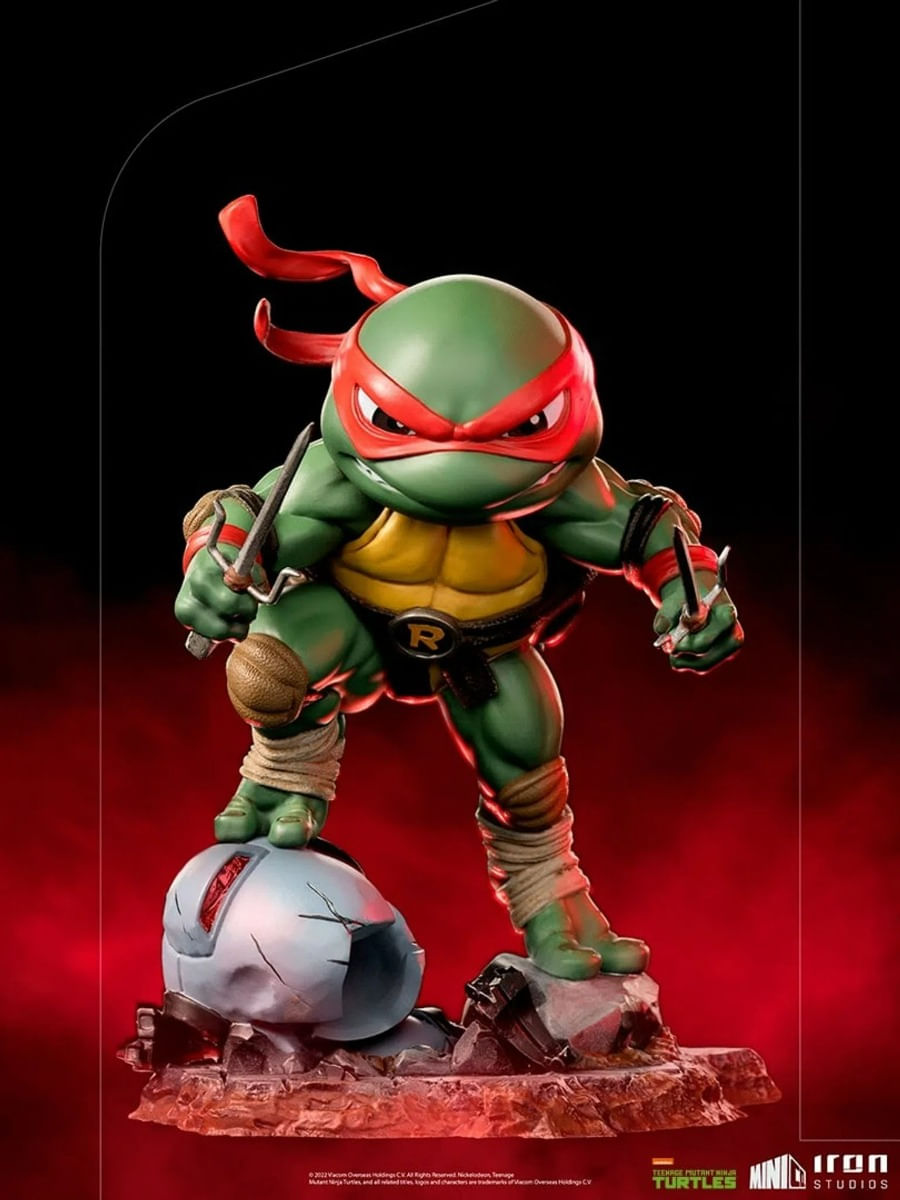 Figura Minico Raphael Tmnt Nickel62022-mc Iron Studios