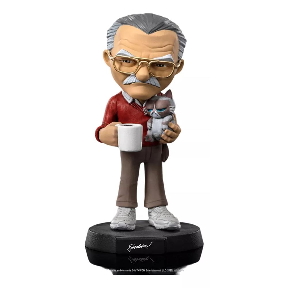 Iron Studios Stan Lee With Grumpy Cat Pow MINICO STNLEE71422-MC