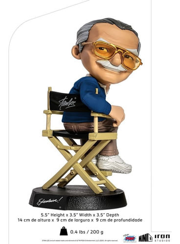 Figura Stan Lee blue Pow! Minico 41721 Iron Studios