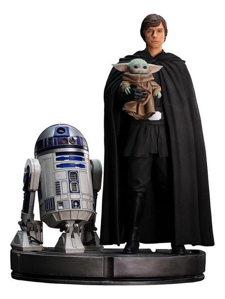 Luke R2-d2 And Grogu 1:4 The Mandalorian 49321 Iron Studios