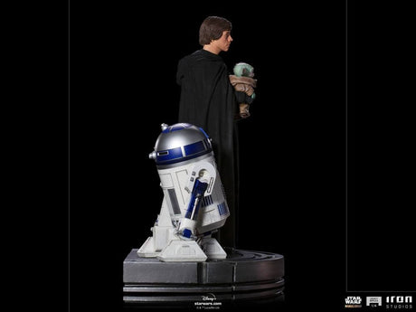 Luke R2-d2 And Grogu 1:4 The Mandalorian 49321 Iron Studios