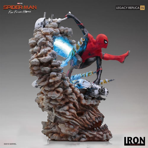 Figura Spiderman Far From Home Réplica 1:4 Iron Studios