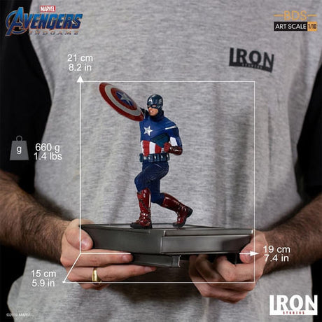 Figura Capitan America 2012 Bds Art 1:10 Avengers: Endgame