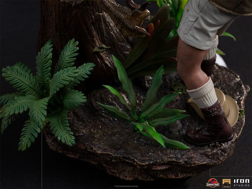 Figura Clever Girl Deluxe 1:10 Jurassic Park Iron Studios