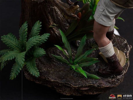 Figura Clever Girl Deluxe 1:10 Jurassic Park Iron Studios
