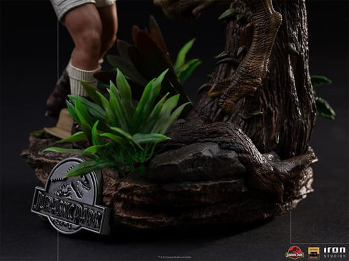 Figura Clever Girl Deluxe 1:10 Jurassic Park Iron Studios