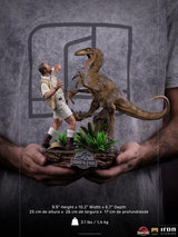 Figura Clever Girl Deluxe 1:10 Jurassic Park Iron Studios