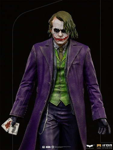 Figura The Joker Deluxe 1/10 The Dark Knight Iron Studios