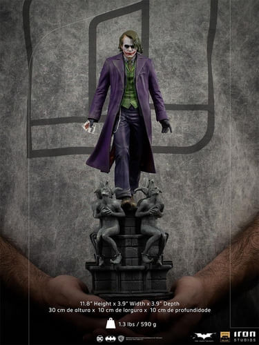 Figura The Joker Deluxe 1/10 The Dark Knight Iron Studios