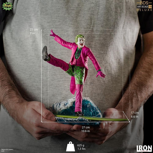 Figura The Joker Deluxe Bds Art 1/10 Batman 66 Iron Studios