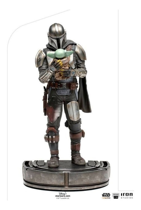 Figura Star Wars Mandalorian And Grogu 1:10 Iron Studios At