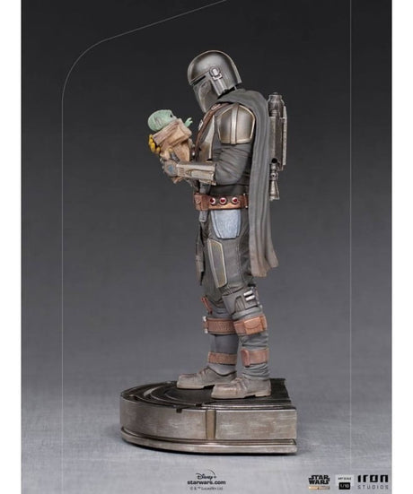 Figura Star Wars Mandalorian And Grogu 1:10 Iron Studios At