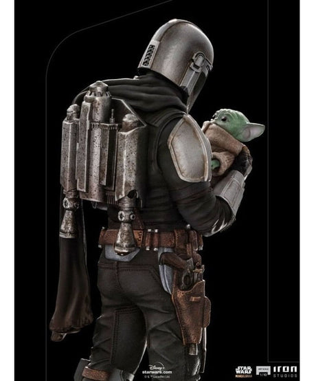 Figura Star Wars Mandalorian And Grogu 1:10 Iron Studios At
