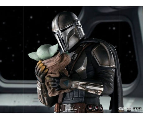 Figura Star Wars Mandalorian And Grogu 1:10 Iron Studios At