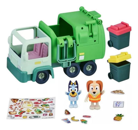 Bluey Camion de basura con dos figuras 17170